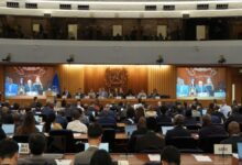 IMO Council members meet to discuss maritime security and global shipping lanes.
