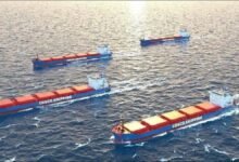 A large COSCO Shipping bulk carrier vessel, representing the expanded fleet.