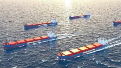 A large COSCO Shipping bulk carrier vessel, representing the expanded fleet.