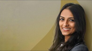 Portrait of Varsha Sudheer, Island Oil's newly appointed senior trader.