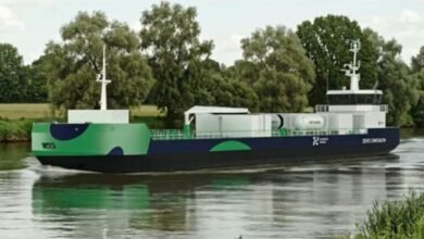 Concept design of the new green methanol bunkering vessel for Port of Klaipėda.