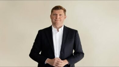 Mathieu Girard, DFDS ferry division head, in a professional portrait.