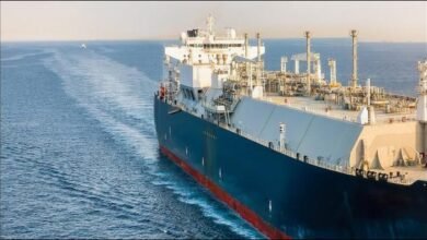 An Avenir LNG carrier ship at sea, key to gas shipping and bunkering.