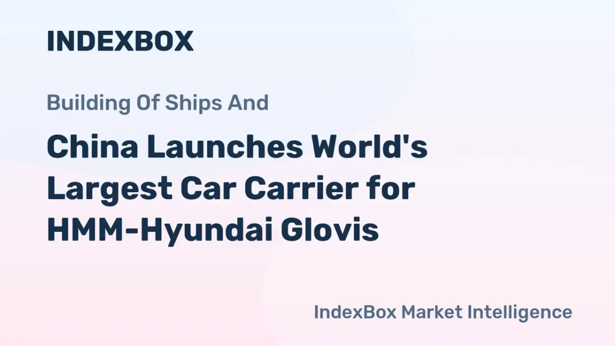 The Glovis Leader, world's largest car carrier, sails on water.