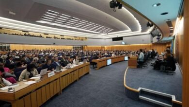 The International Maritime Organization (IMO) headquarters, where methanol fuel safety guidelines were finalized.