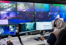A Fugro vessel conducts remote subsea inspection and asset integrity services offshore.