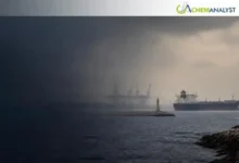 Large oil tankers docked at an industrial port facility, representing marine fuel operations in Fujairah.