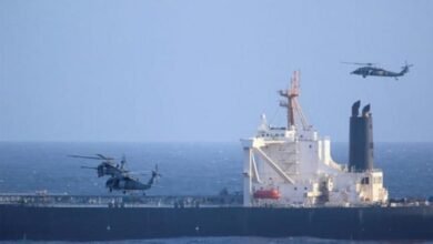US personnel board the oil tanker Davina, targeted in Iranian crude seizure.