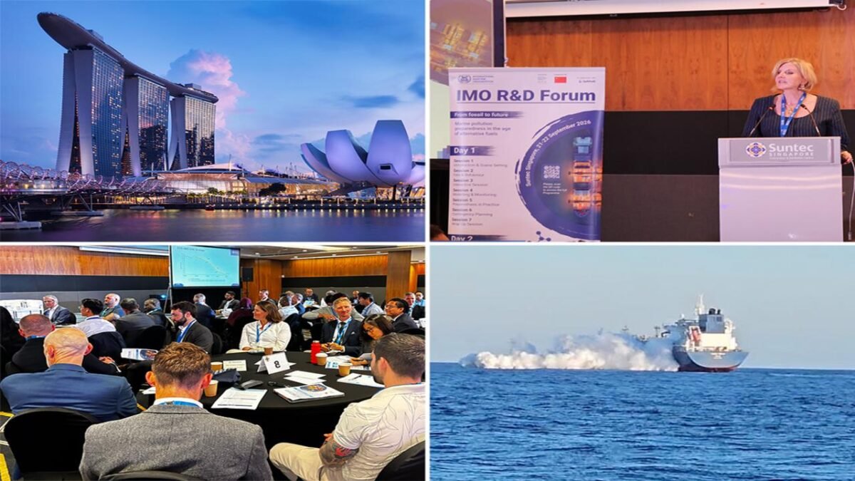 Attendees at the International Maritime Organization forum in Singapore on marine pollution response.