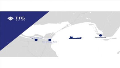 A TFG Marine vessel on the water, related to Gulf Coast bunker supply.