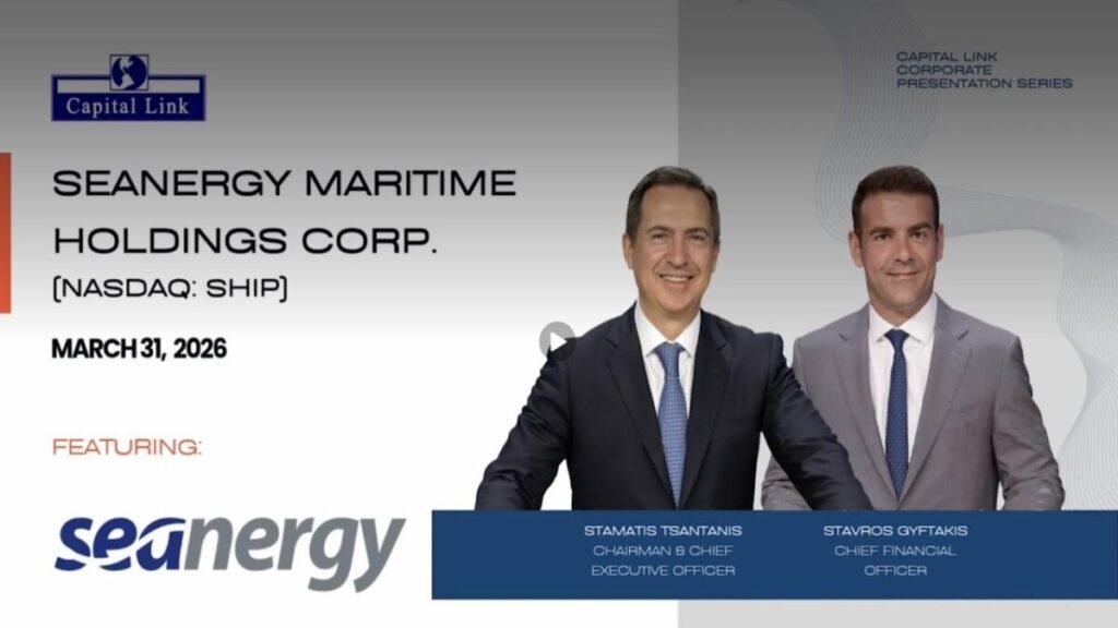 Seanergy CEO Details Dry Bulk Outlook, Fleet Growth Plans