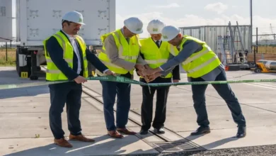 Power to Hydrogen's green hydrogen production facility at the Port of Antwerp-Bruges.