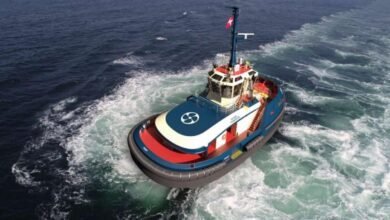 Cochin Shipyard officials begin construction of Svitzer battery-electric harbor tugs.
