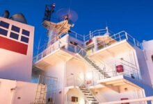 MPC Ocean Group container ships sail on the ocean, representing fleet modernization efforts.