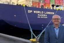 Portrait of DP World Shipping Solutions CEO, a leader in sustainable shipping efforts.