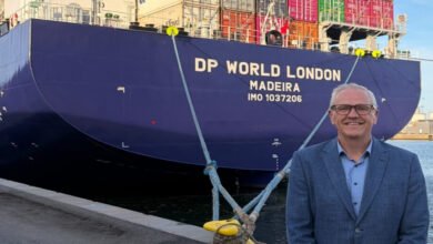 Portrait of DP World Shipping Solutions CEO, a leader in sustainable shipping efforts.