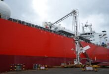 LOTTE's ammonia bunkering with Shenghang Yongle in Ulsan port.