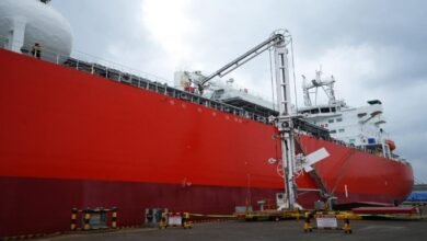 LOTTE's ammonia bunkering with Shenghang Yongle in Ulsan port.