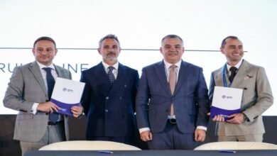 NCLH and Transport Malta officials sign a shore power agreement in Malta.