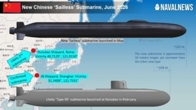 A new Chinese sailless submarine, symbolizing China's rapid undersea expansion.