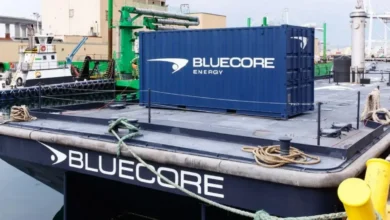 Bluecore Energy's conceptual floating nuclear power plant.