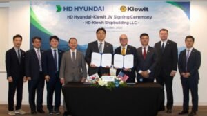 HD Hyundai and Kiewit Partner to Build US Shipyard