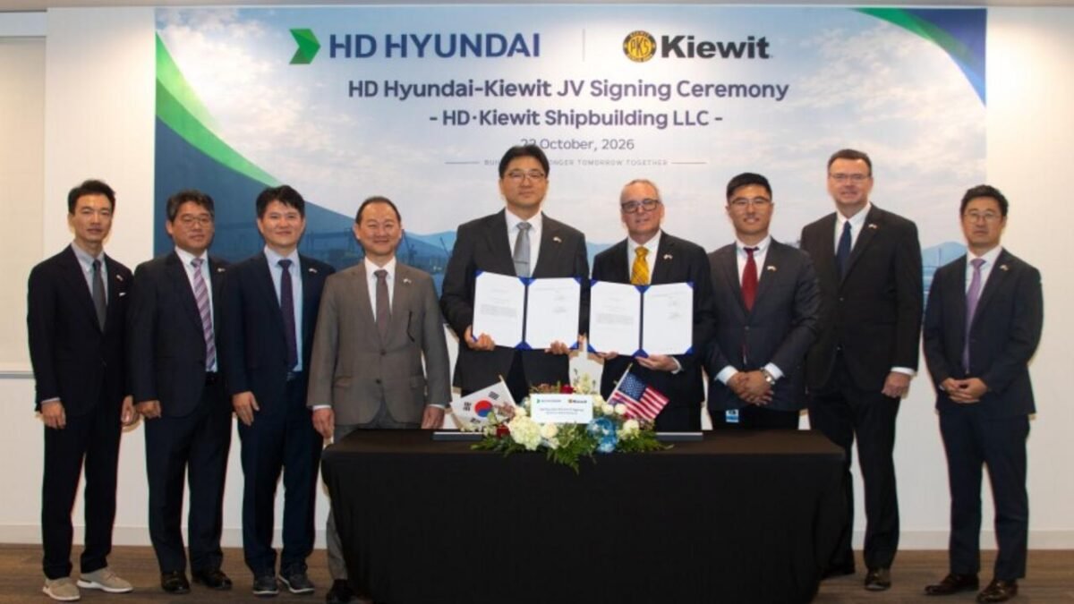 HD Hyundai and Kiewit Partner to Build US Shipyard