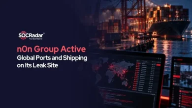 Digital padlock over a container ship, symbolizing maritime cyber extortion.