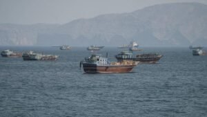 Iranian explosive attack hits Suezmax tanker in Hormuz