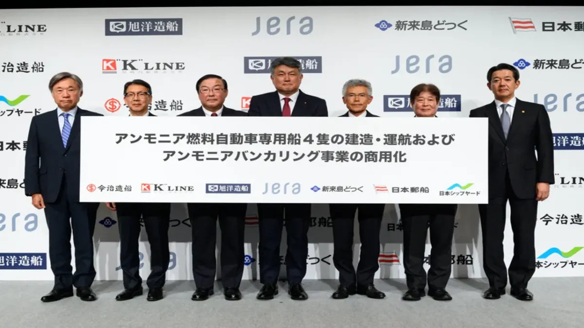 K Line and NYK to Deploy Ammonia-Fueled Car Carriers