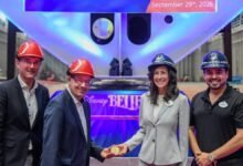 The keel-laying ceremony for the LNG-powered Disney Believe at Meyer Werft.