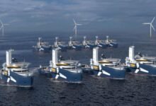 A Skywalker-class CSOV from IWS Fleet equipped with MacGregor motion-compensated cranes and gangways.