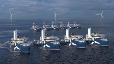 A Skywalker-class CSOV from IWS Fleet equipped with MacGregor motion-compensated cranes and gangways.