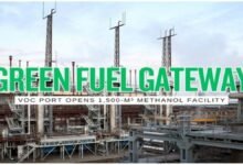 V.O. Chidambaranar Port in India, showing the new green methanol bunkering facility.